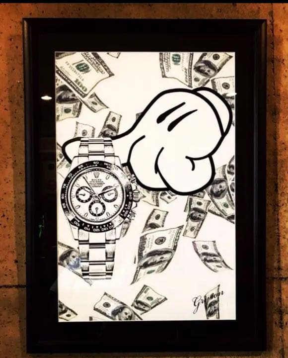 grysonアート2.5Lロレックスデイトナミッキーオマージュパロディ