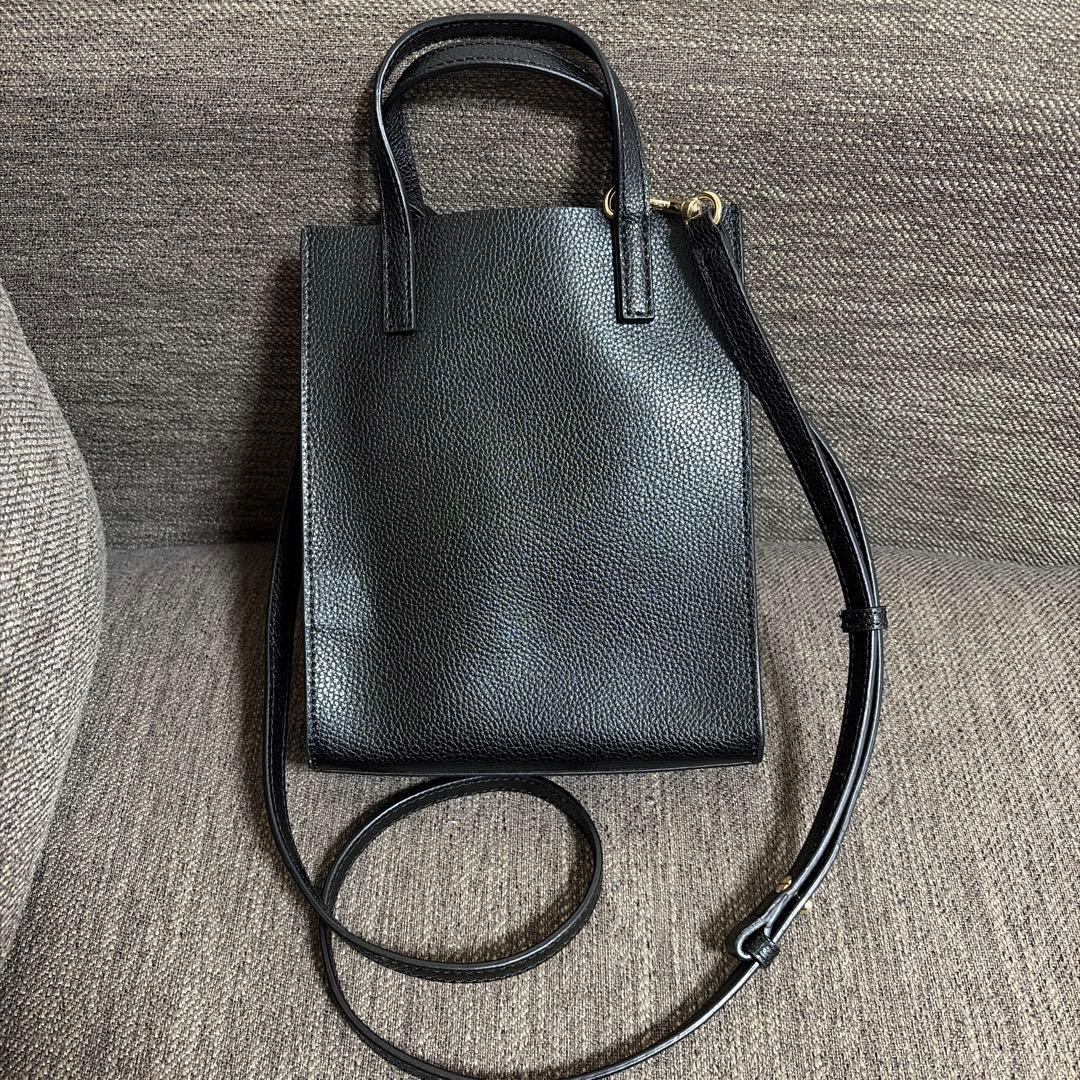 MARC JACOBS ブラックレザー ショルダーバッグ 使用2回のみ