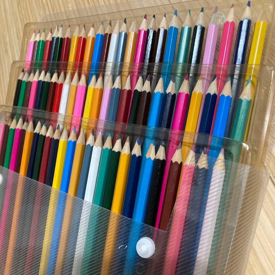 全75色色鉛筆セット 透明ケース付き - メルカリ