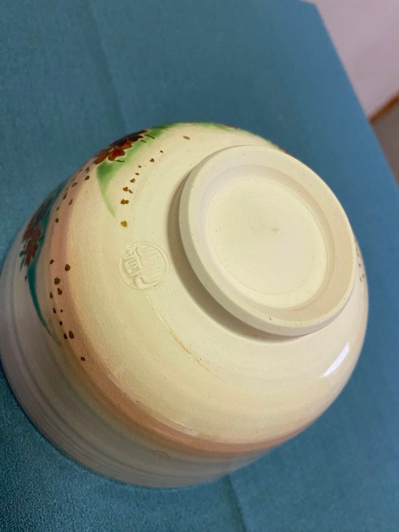 本日限定】茶道具/茶碗 中村能久 『色絵 吉野山之図』京焼 東福窯 共箱