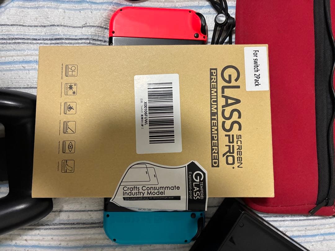 Nintendo Switch 本体 青/赤 sdカード128gb セット