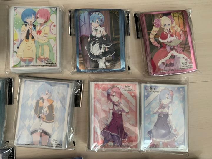 【未開封】公式スリーブ リゼロ　22点セット