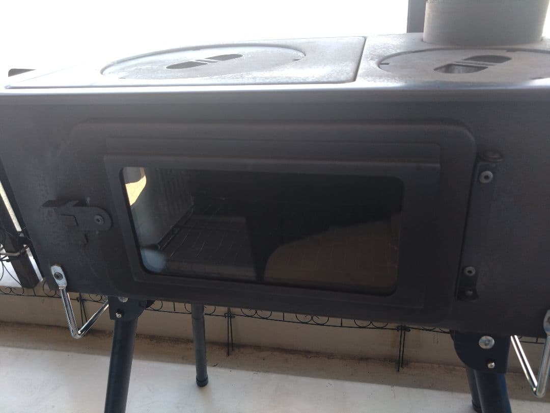 CAPTAIN STAG 薪ストーブ 煙突付き