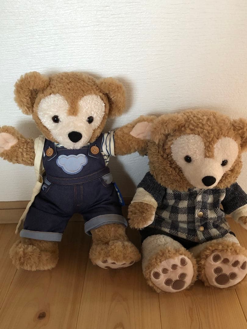 ダッフィー　コスチュームラック　ぬいぐるみ　抱き枕　4点セット