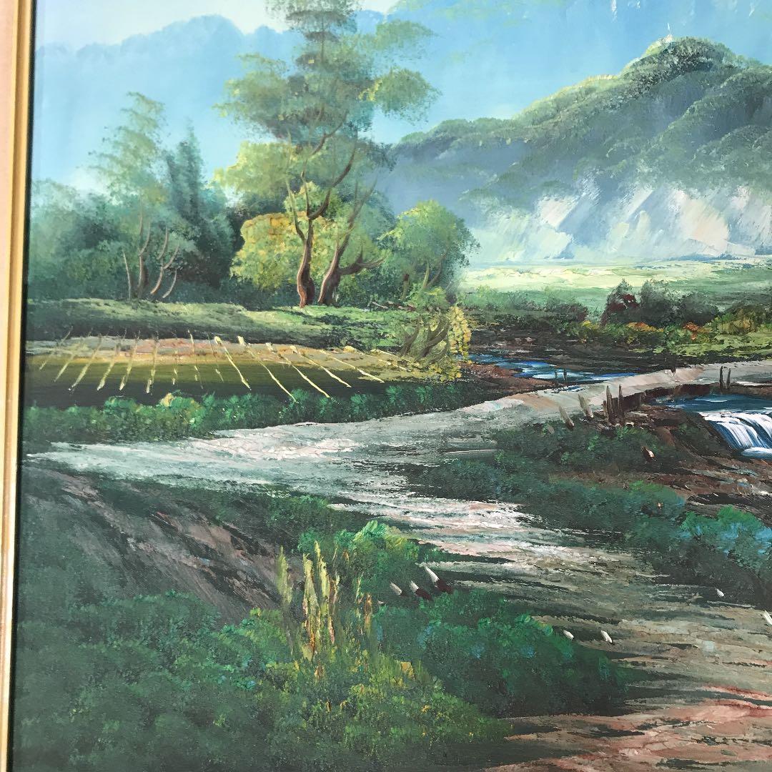 油彩画肉筆風景画50号作者ムラキ