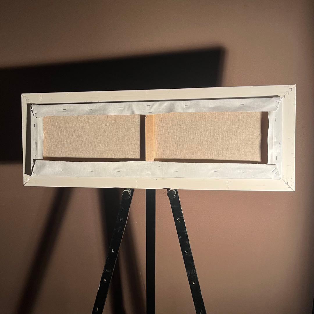 ★秀作★ 手書き油絵 モネ 睡蓮 額付 肉筆絵画 インテリア 油彩画