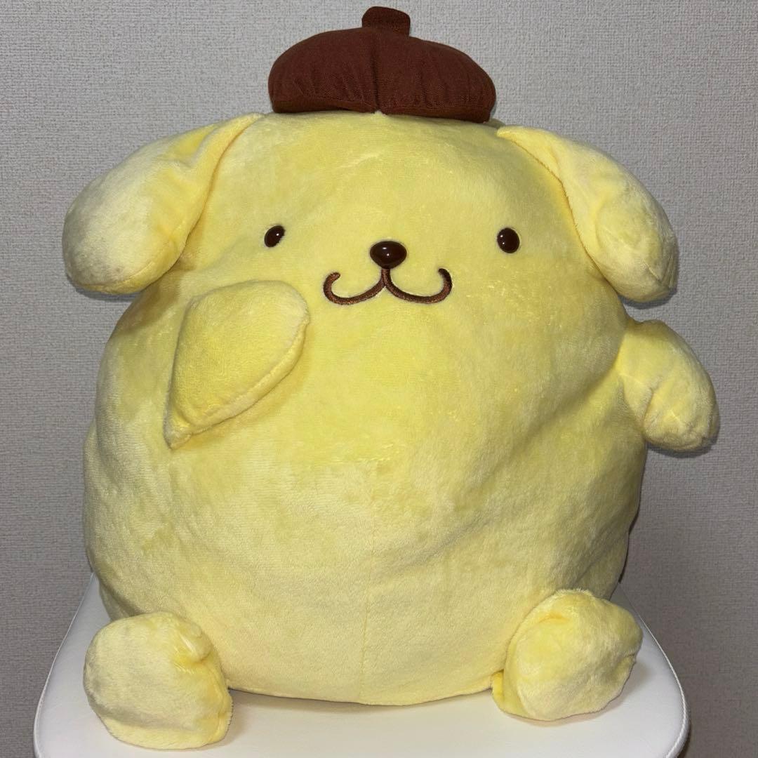 フリュー ポムポムプリン 超超ＢＩＧぬいぐるみ おすまし