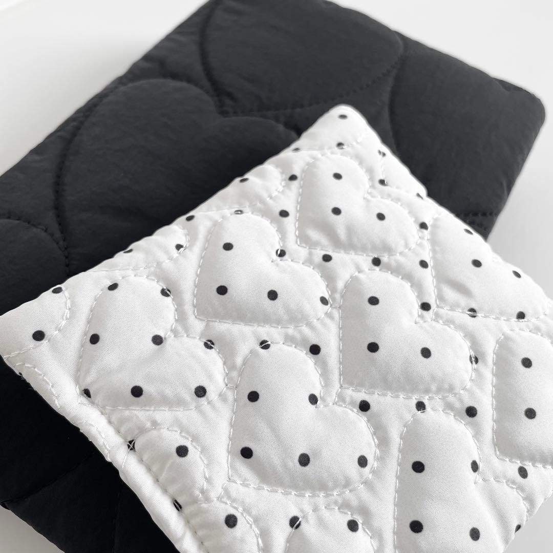 早い者勝ち 韓国 バインダー カバー 貯金 ブラック ハート コースター