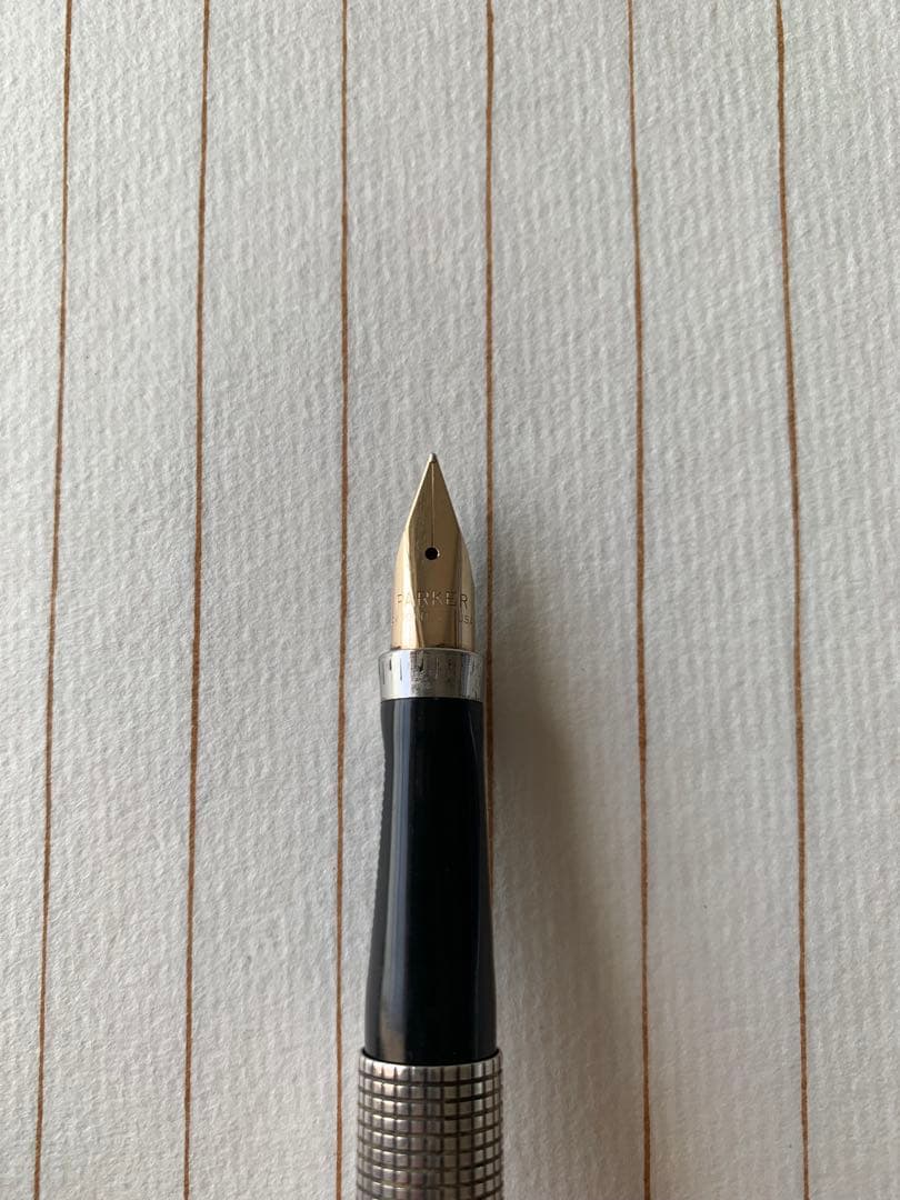 Parker 75 シルバー万年筆 14K
