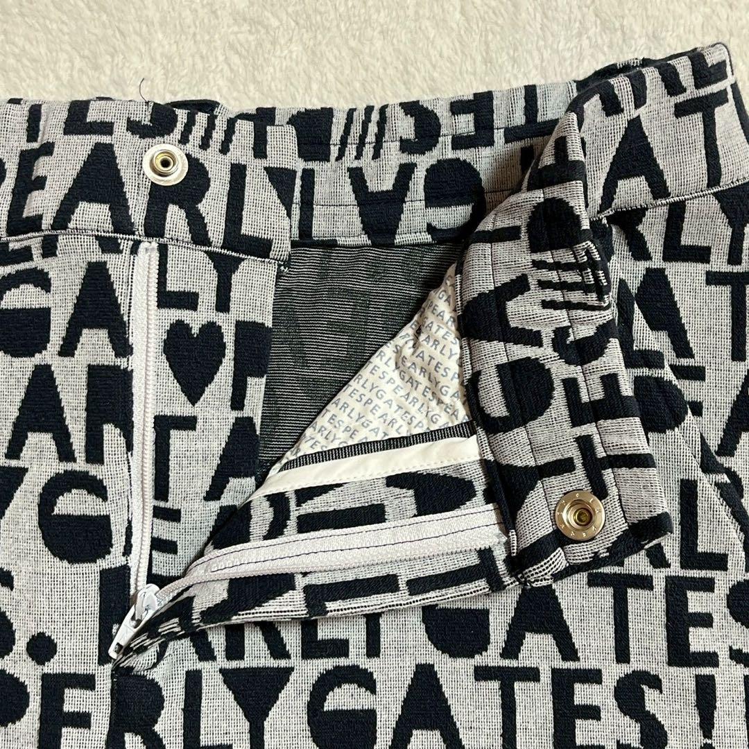 極美品　パーリーゲイツ　セットアップ　近年モデル　モックネック　ロゴ　スカート