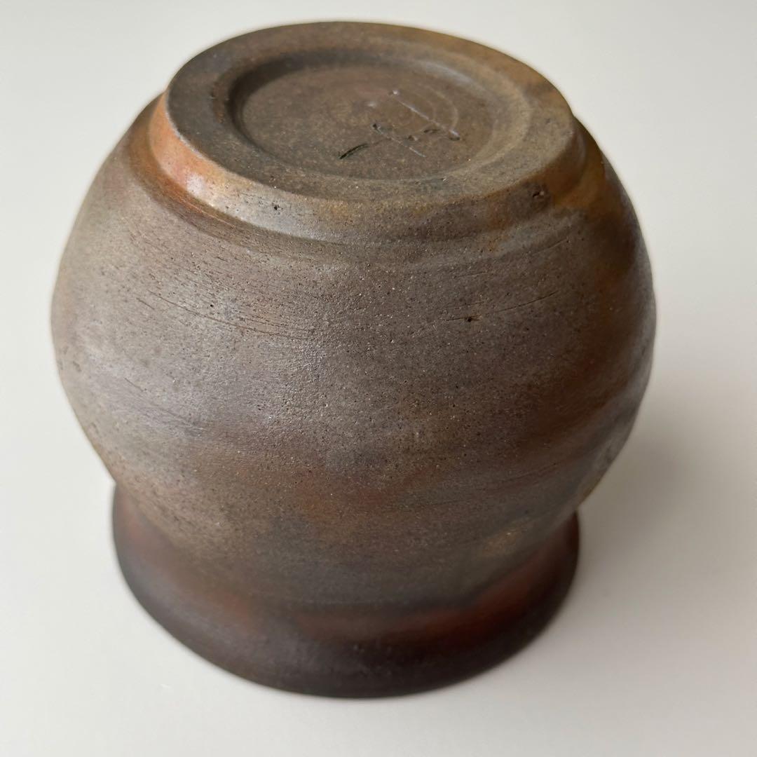 嶋村白山 備前 壺 小壺 蓋なし品