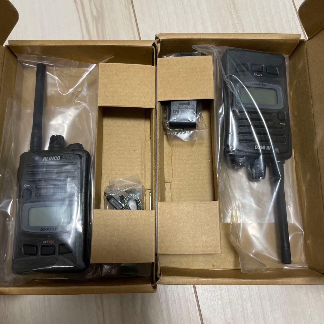 ALINCO DJ-P221 トランシーバー 2台セット - メルカリ