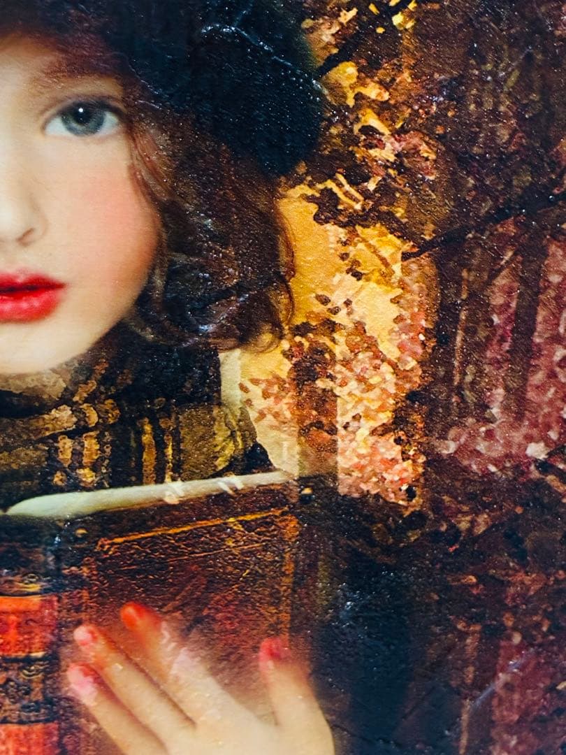 期間限定価格 幻想世界の少女画家 横田美晴 『琥珀色の詩集』P4号 真筆作品