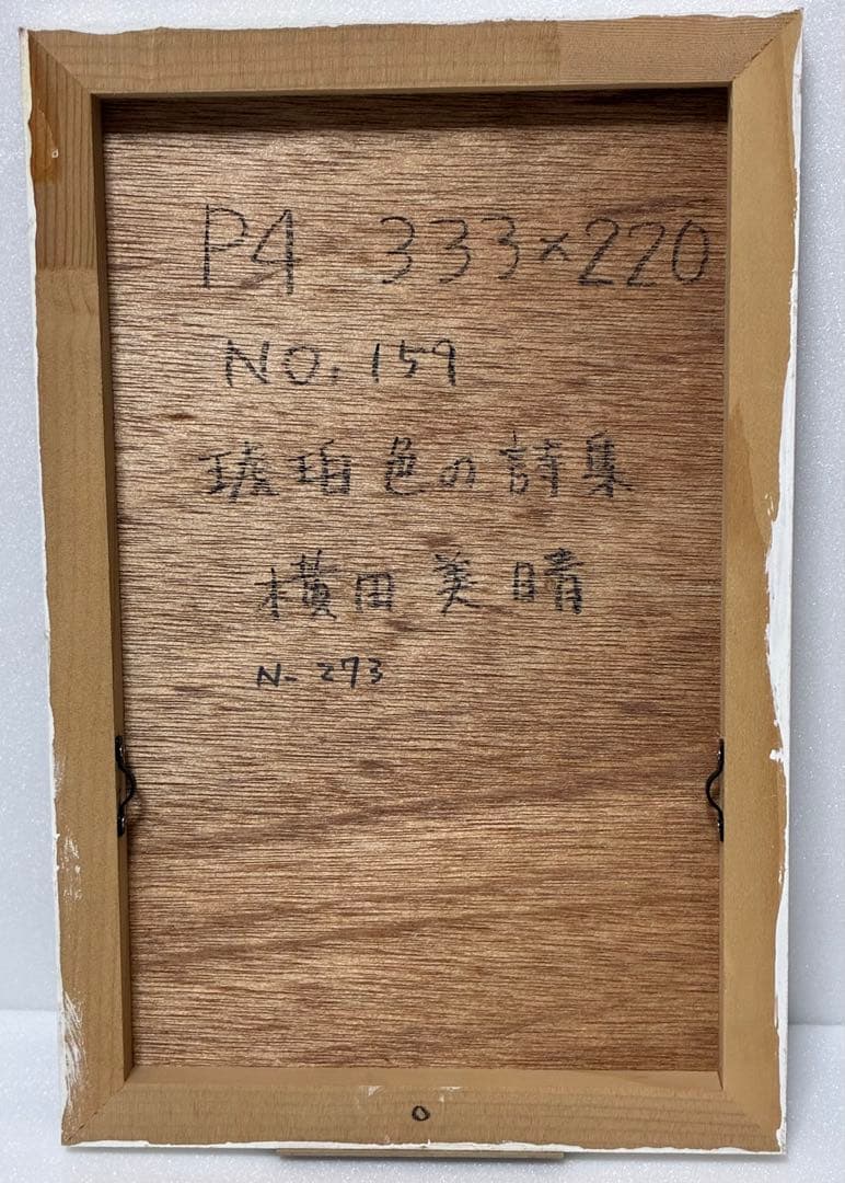 期間限定価格 幻想世界の少女画家 横田美晴 『琥珀色の詩集』P4号 真筆作品