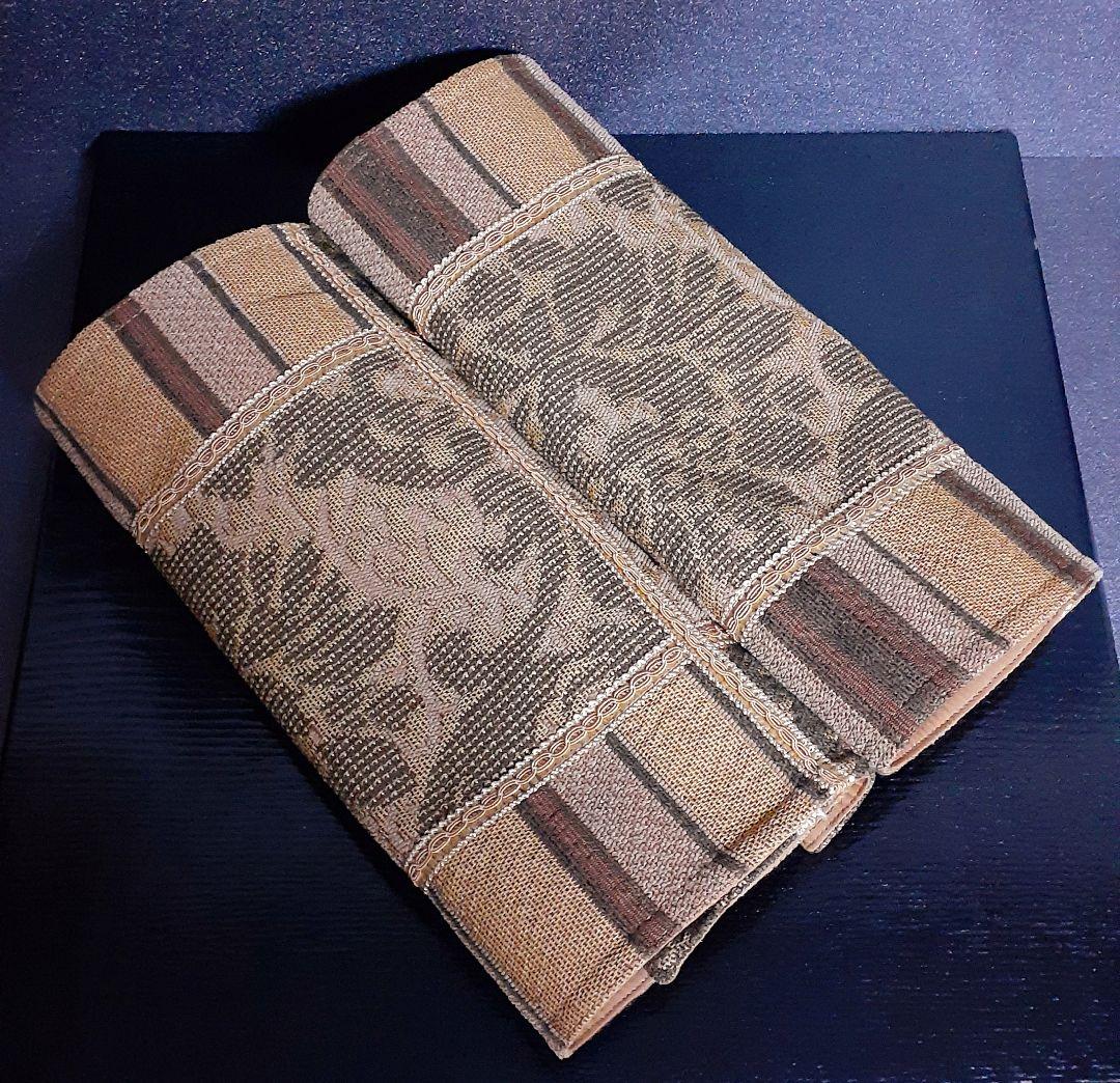 フランス製　ゴブラン織り　幾何学文様　タペストリー　ランチョウマット2点(2枚)