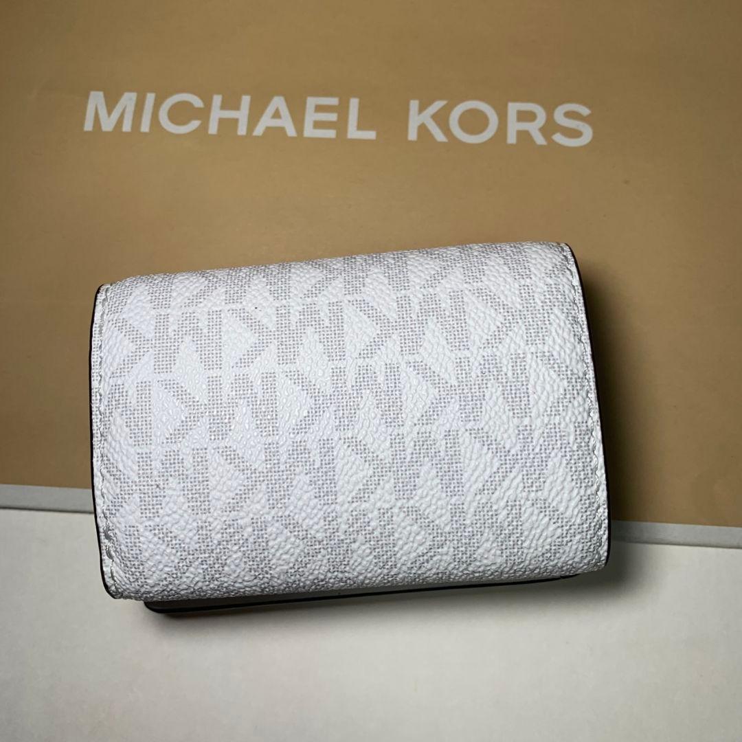 MICHAEL KORS マイケルコース 三つ折り財布　ホワイト
