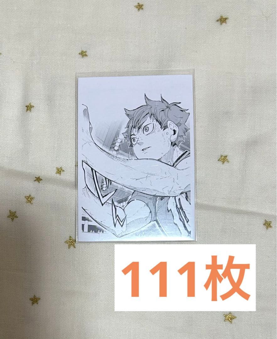 ハイキュー 日向 クロニクル フォトカード 111枚