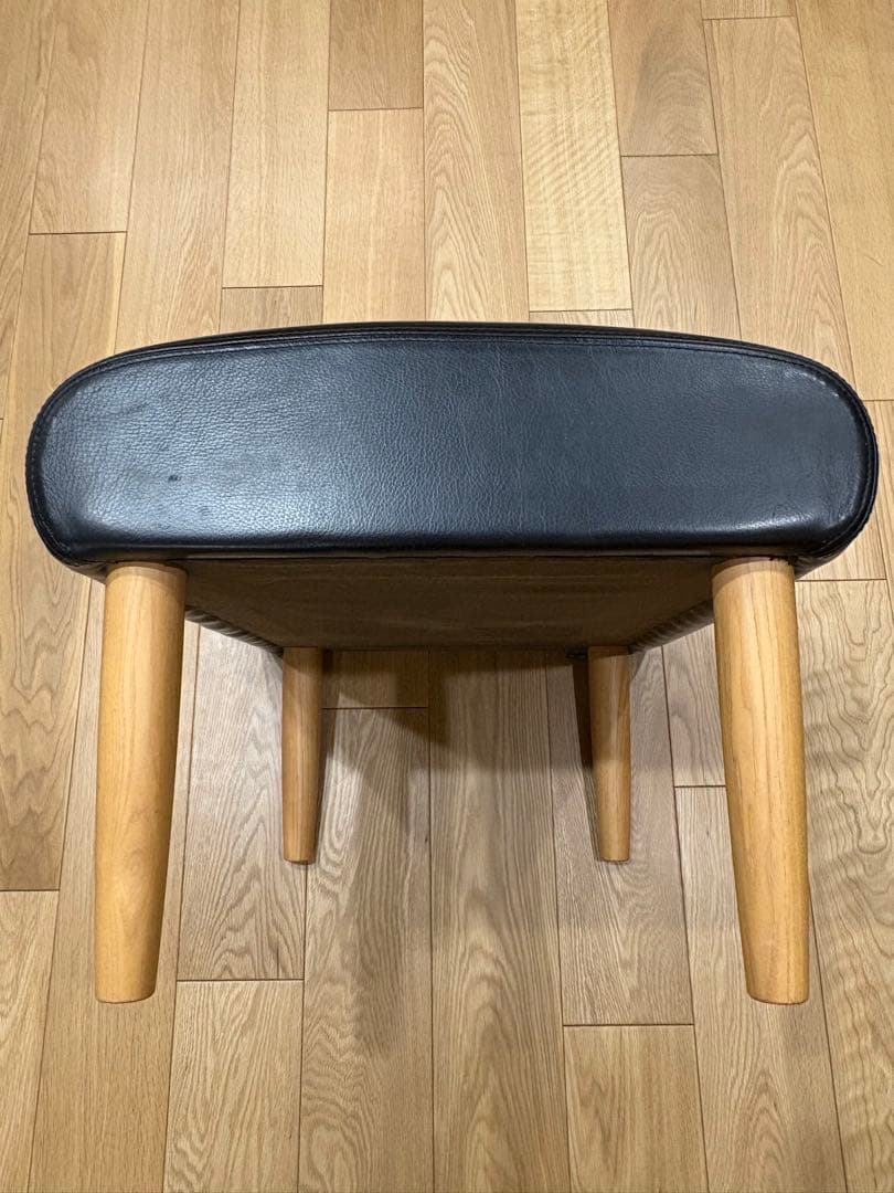 CONDE HOUSE カンディハウス エクリプス オットマン　ブラック　黒