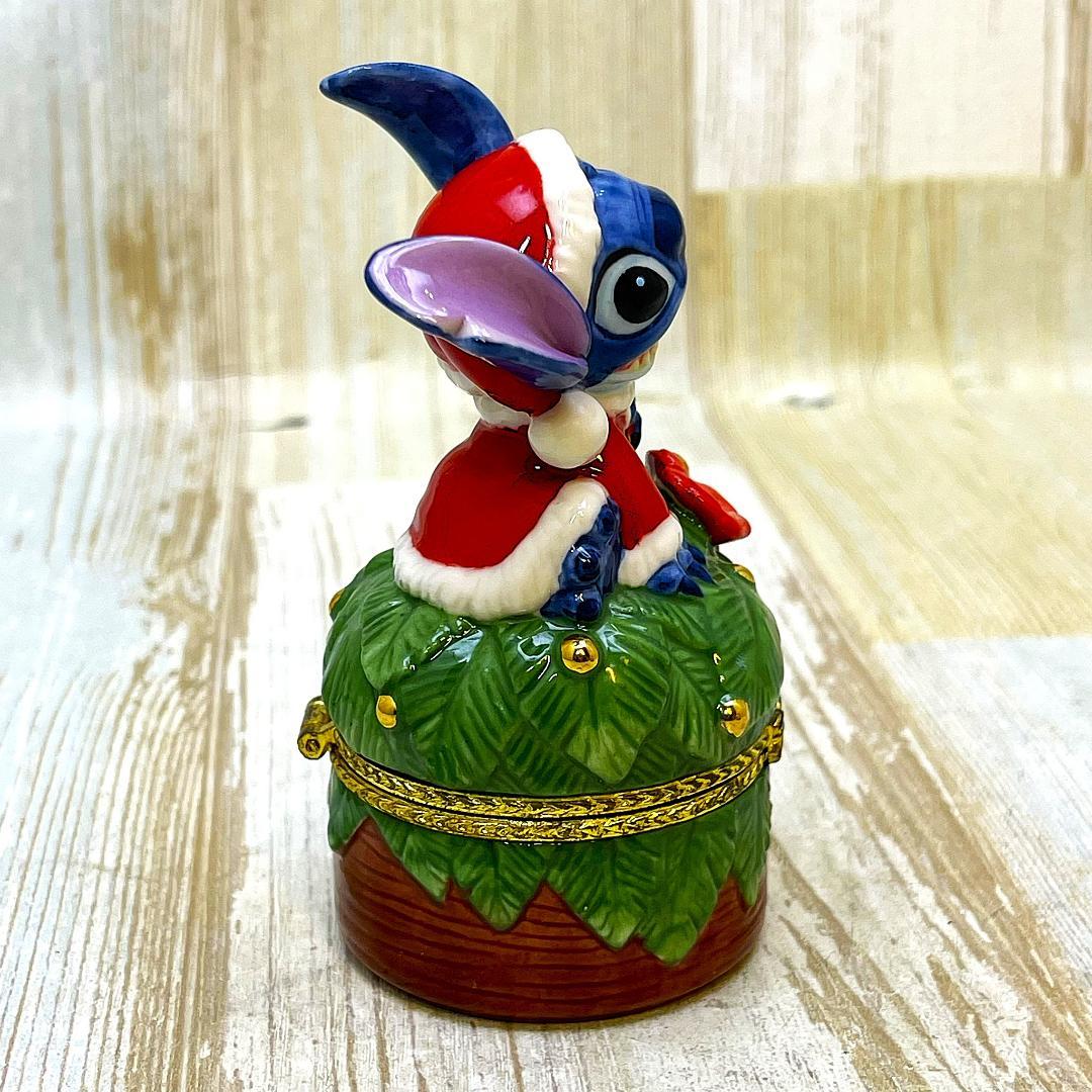 リロ＆スティッチ サンタスティッチ クリスマス ヒンジボックス フィギュア