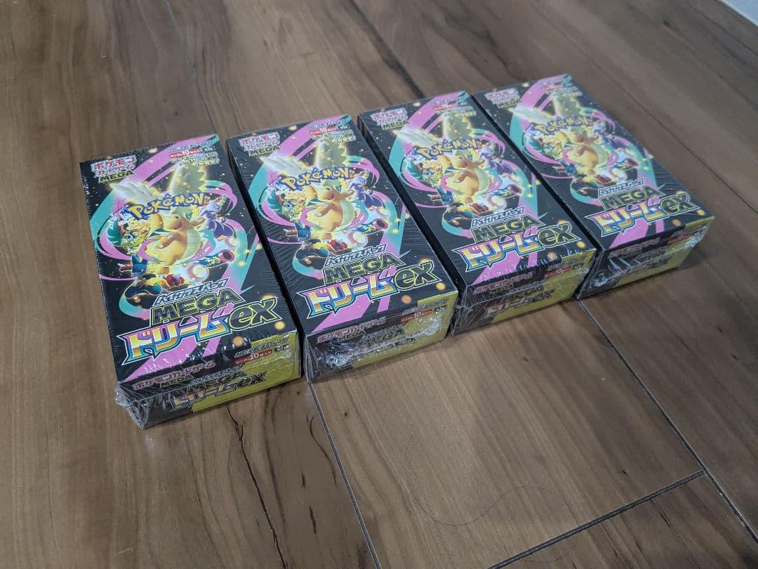 ポケモンカードゲーム megaドリームexシュリンク付4BOX