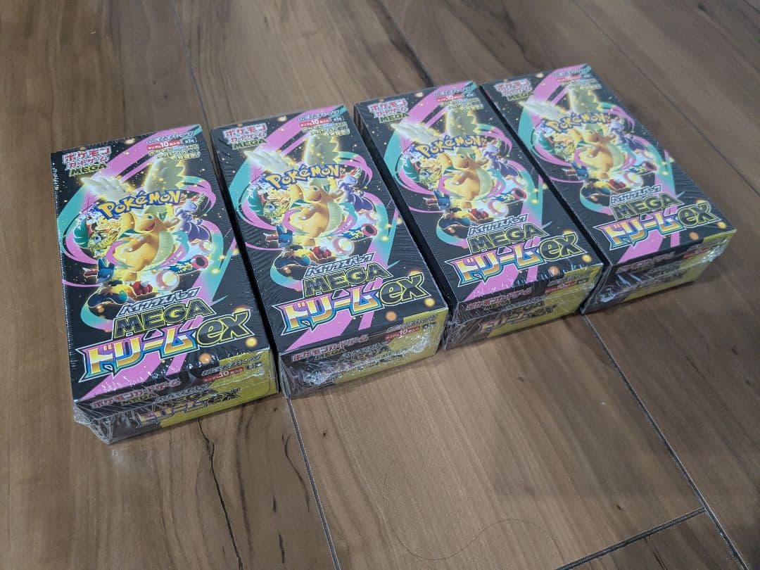 ポケモンカードゲーム megaドリームexシュリンク付4BOX