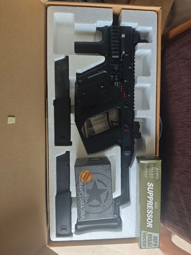 KSC KRISS VECTOR ガスガン スコープ付き クリスベクター gbb