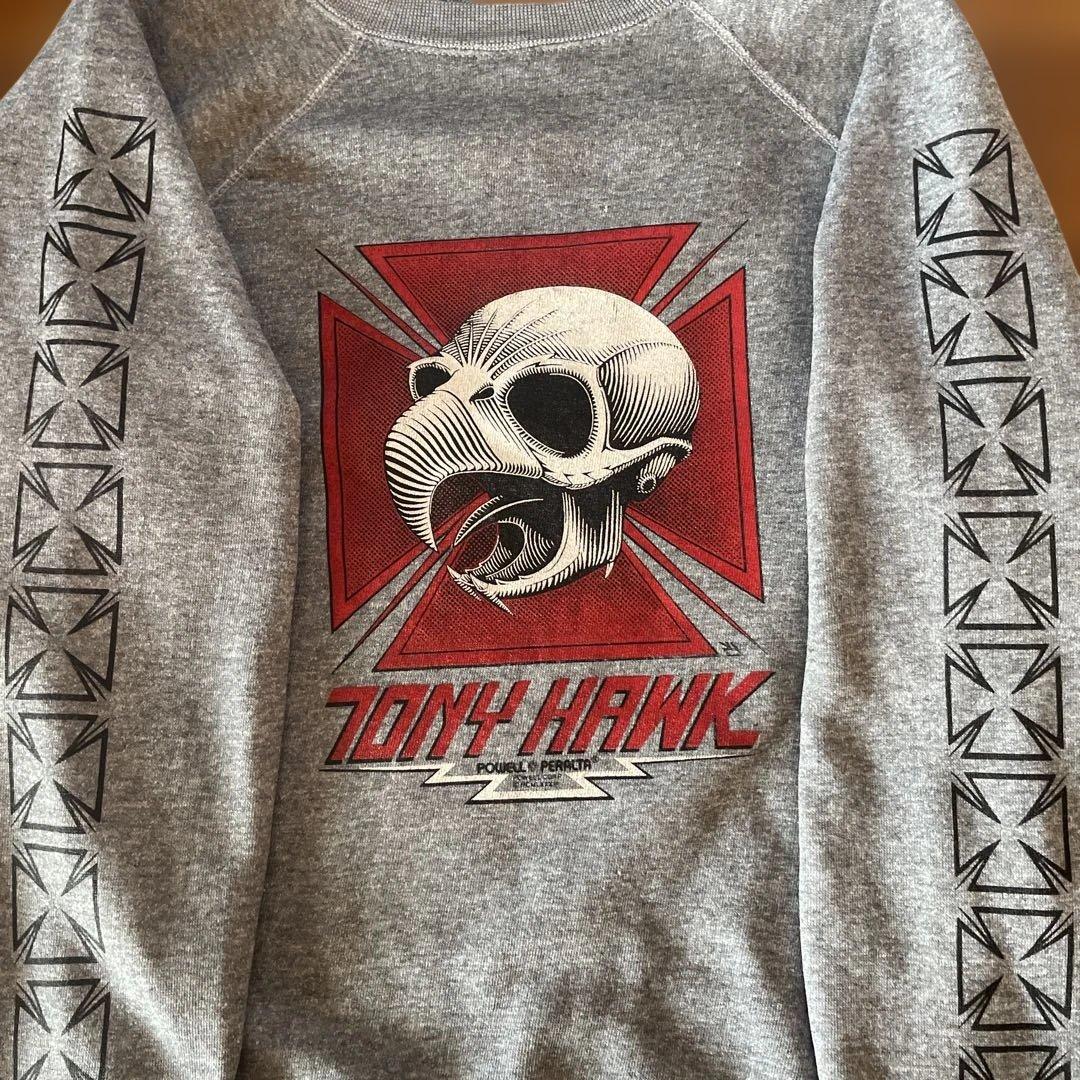 スペシャル パウエル トニーホーク チキンスカル アイアンクロス 袖プリ XL