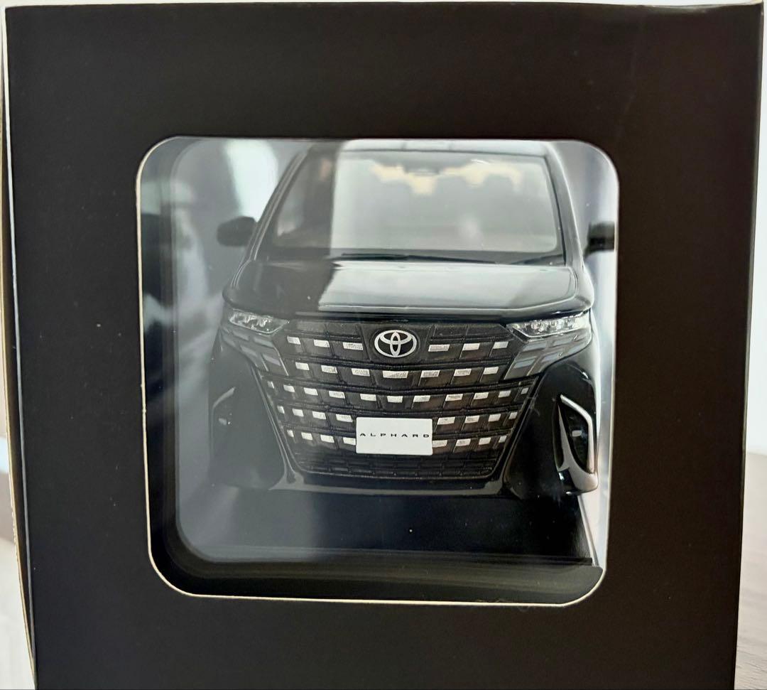 新型40系アルファード カラーサンプルミニカー ブラック【202】