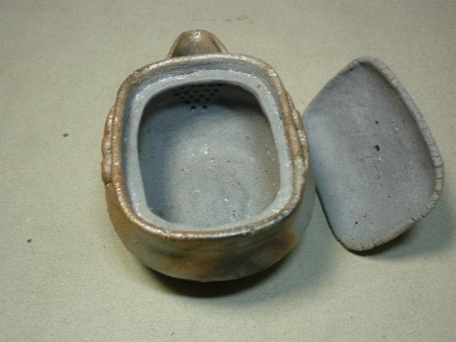 備前焼 在銘 備前手造り龍宝瓶 煎茶器 超絶技巧