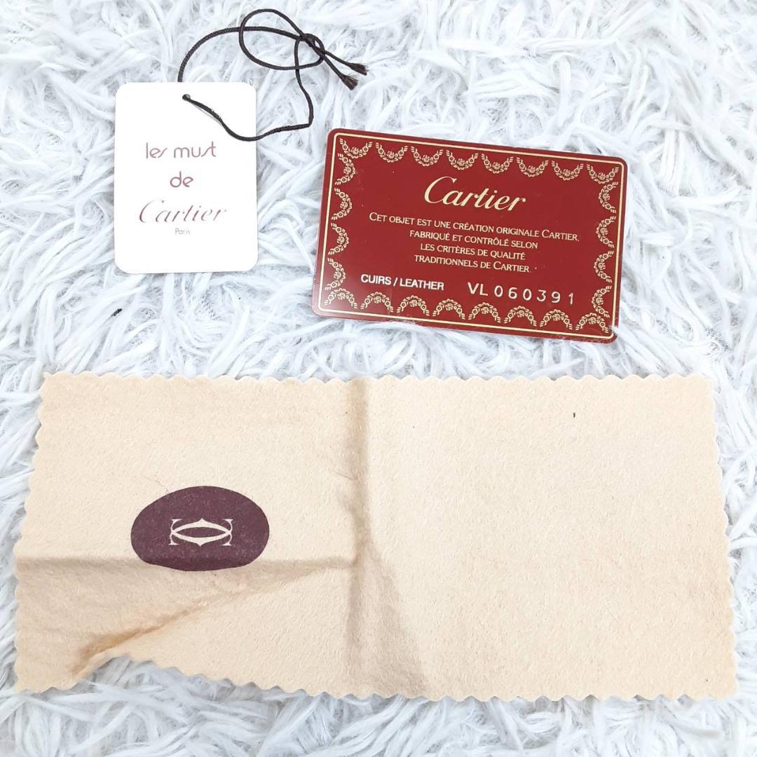 未使用保管品◎Cartier カルティエ マストライン ケース 保証書付