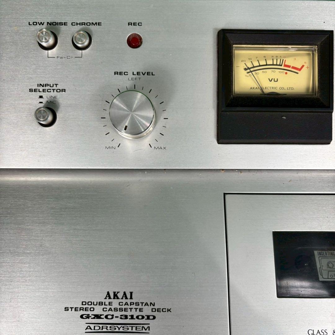 AKAI GXC-310D ステレオカセットデッキ 鉄板モデル オリジナル