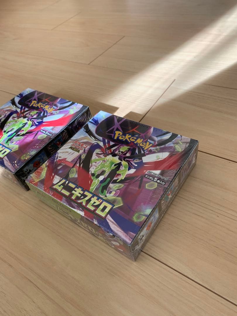 シュリンク付き　ポケモンカードゲーム ムニキスゼロ 2box