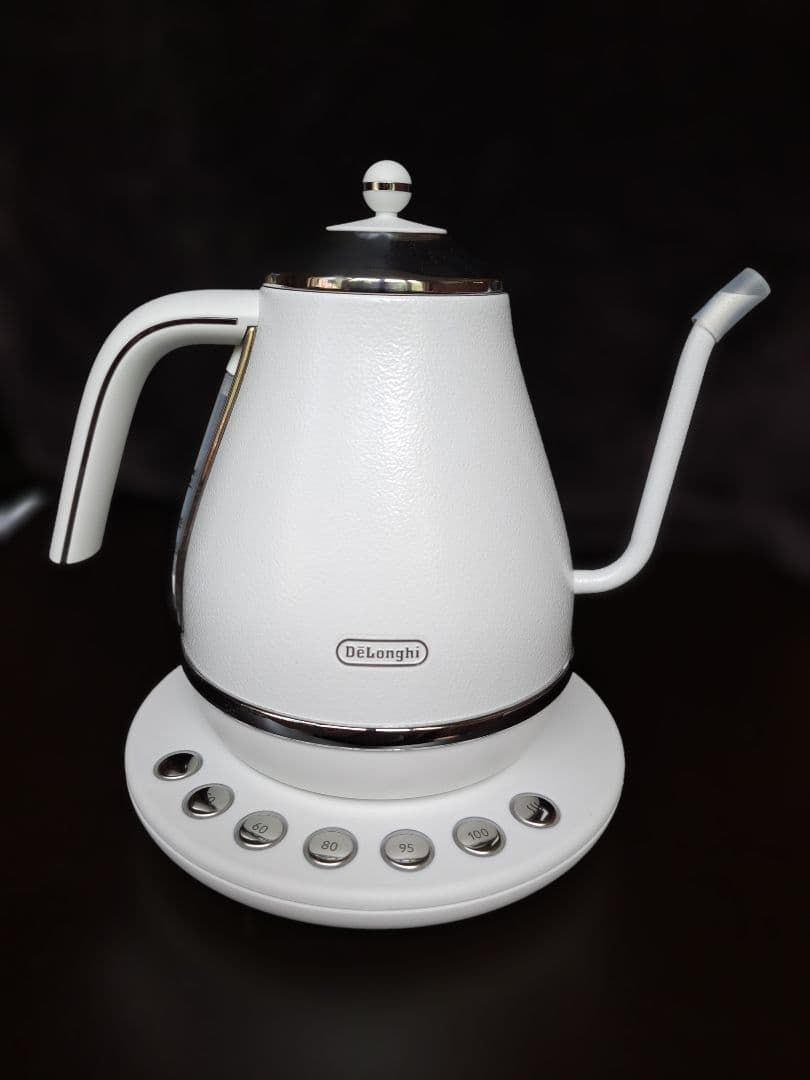 アイコナ 電気カフェケトル ピースフルホワイト デロンギ 未使用