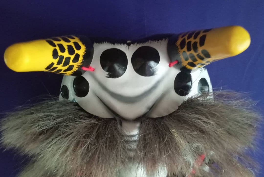 神楽面（鐘馗の鬼） 伝統工芸 石見神楽 広島神楽 芸北（北広島） 日本