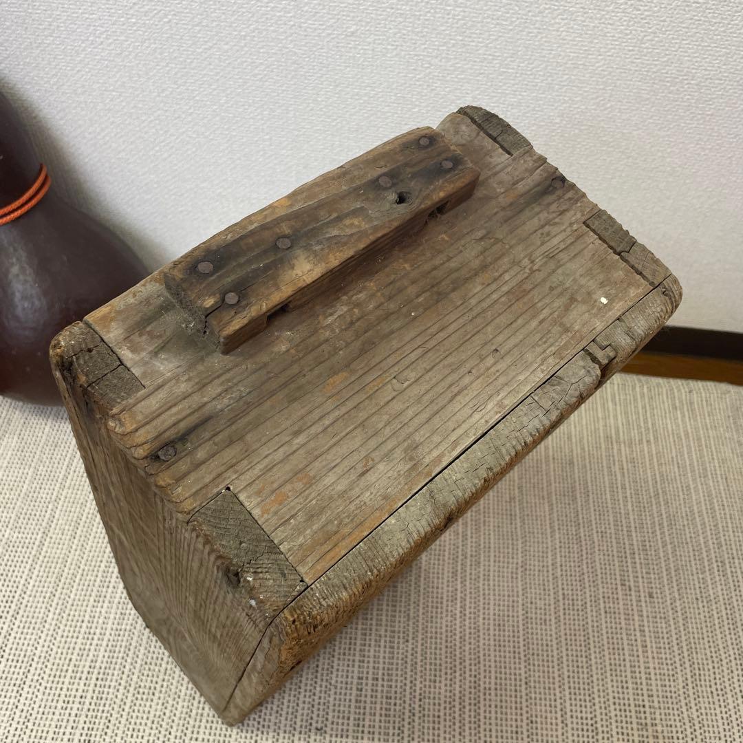 弾薬箱 昭和レトロ 木箱 ビンテージ 生活骨董 古道具 蚤の市 レトロ 古民家