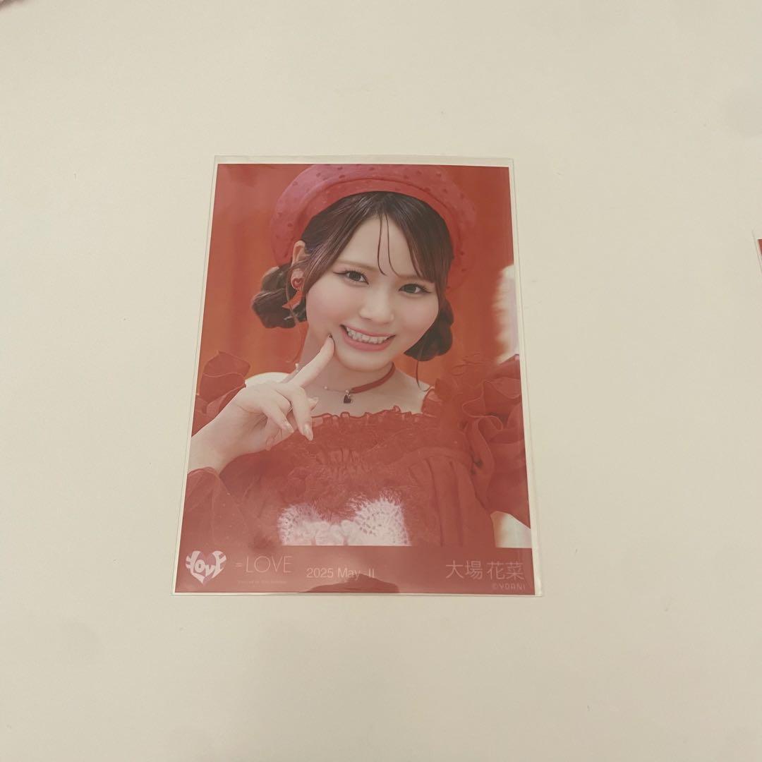 イコラブ生写真大場花菜直筆とくべチュ