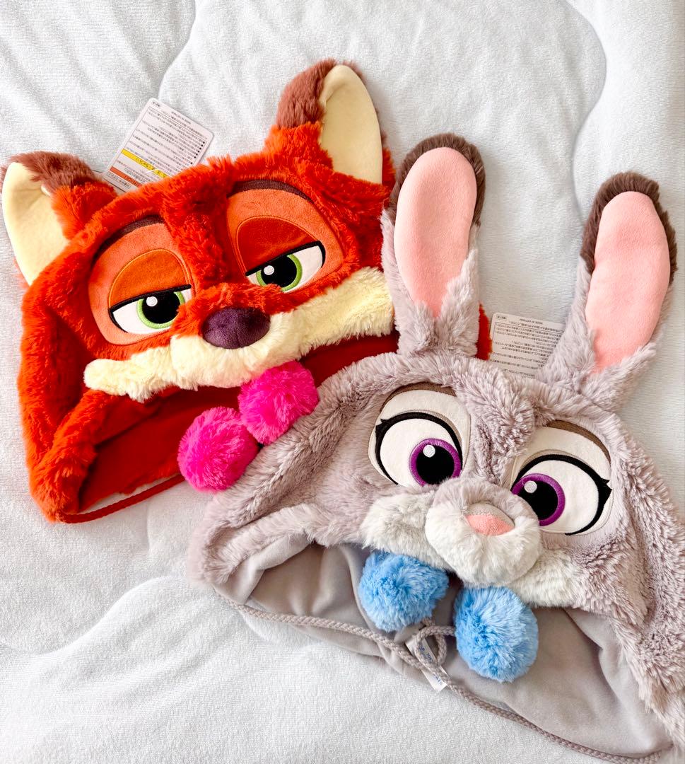 ディズニーリゾート ズートピア ニックとジュディ ファンキャップ セット