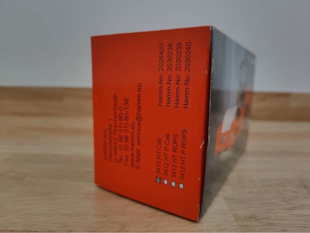 NZG　ロードローラー3412　HAMM 1/50