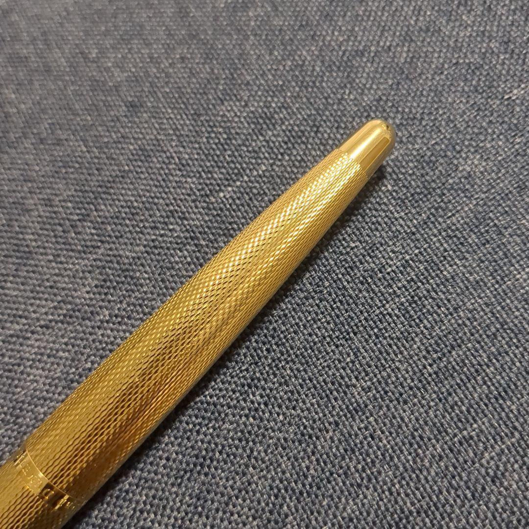 A.DUNHILL ダンヒル 万年筆 AD2000 ゴールドプレート バーレイM