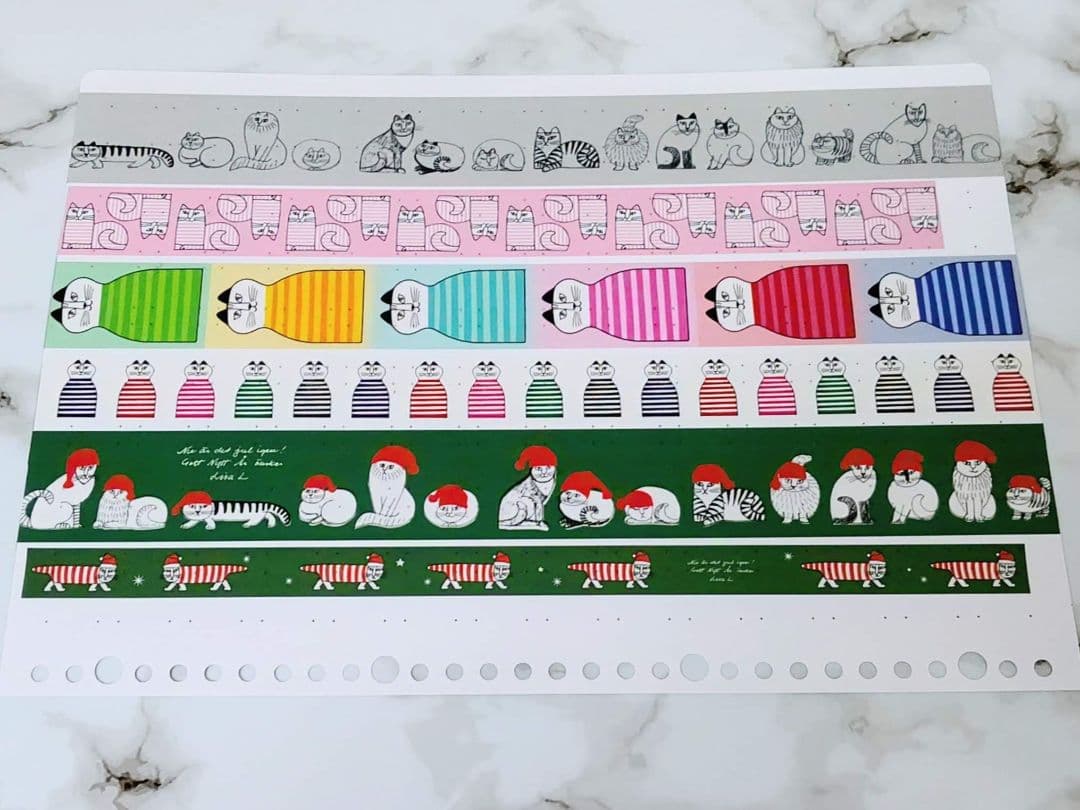 リサラーソン マスキングテープ 84本/全100種類＋ノベルティ8本セット 廃盤