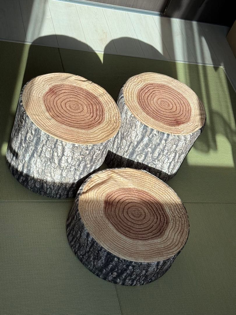 切り株スツール 3個セット