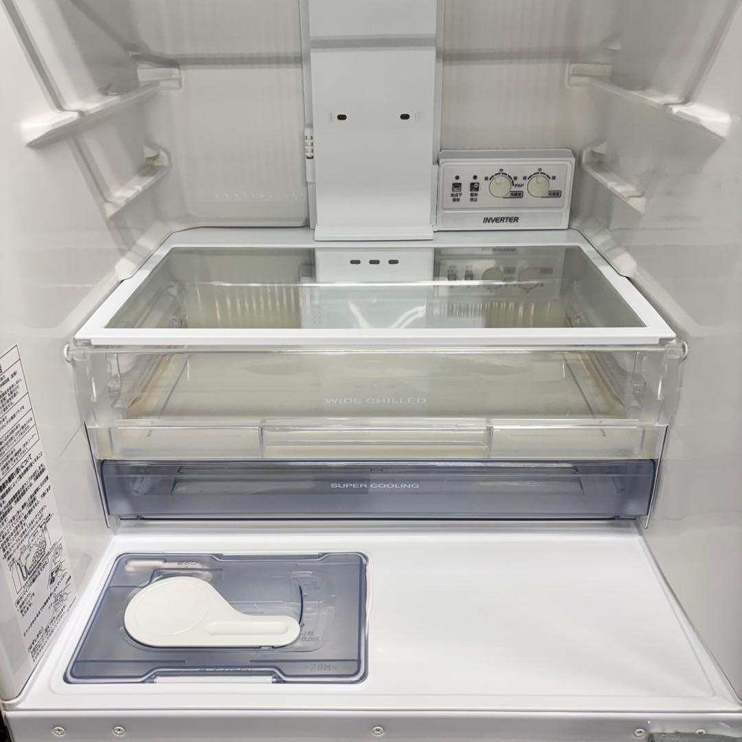 511 格安 三菱 大型冷蔵庫 300L強 自動製氷 右開き ブラウンカラー