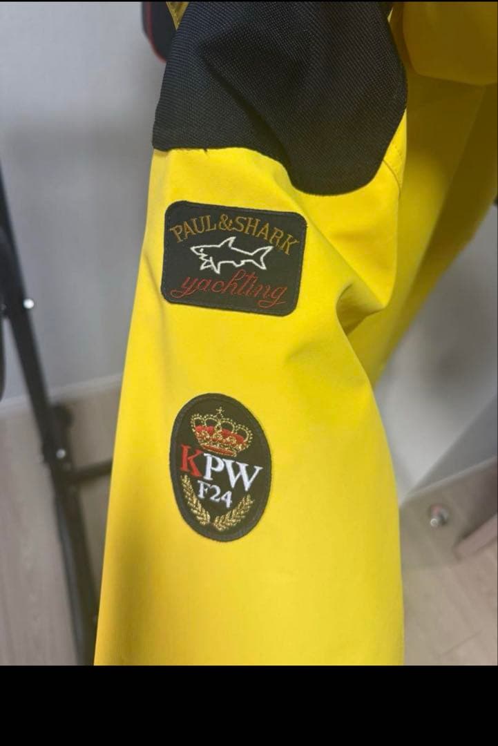 Paul＆sharkノルウェー国旗付きイエロージャケット