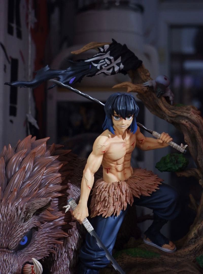 鬼滅の刃　フィギュア　ガレージキット　嘴平伊之助