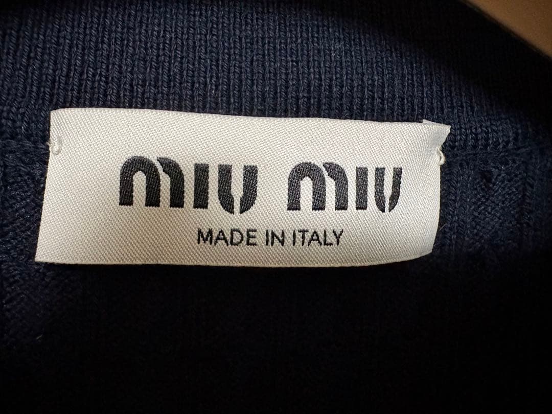 週末限定価格 miu miu ケーブル ポロシャツ ウォニョン