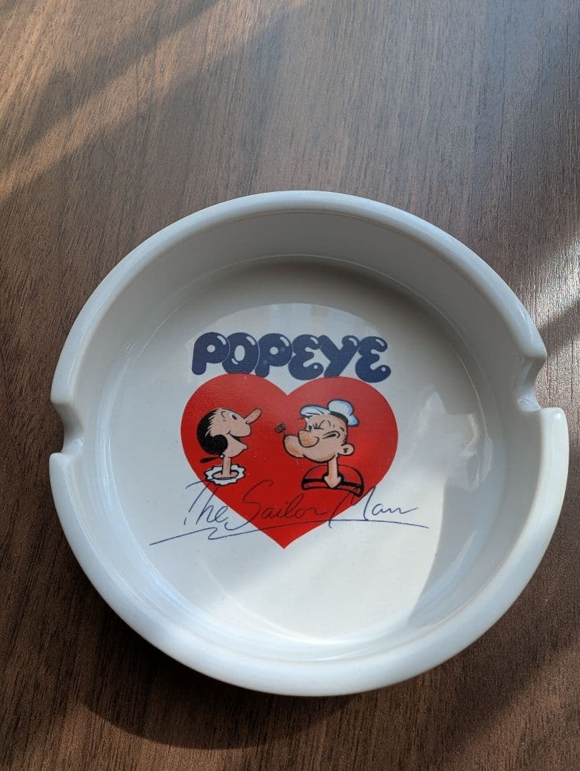 POPEYE ビンテージ陶器製灰皿　レトロ　レア品 POPEYE ビンテージ陶器製灰皿 レトロ レア品 POPEYE ビンテージ陶器製
