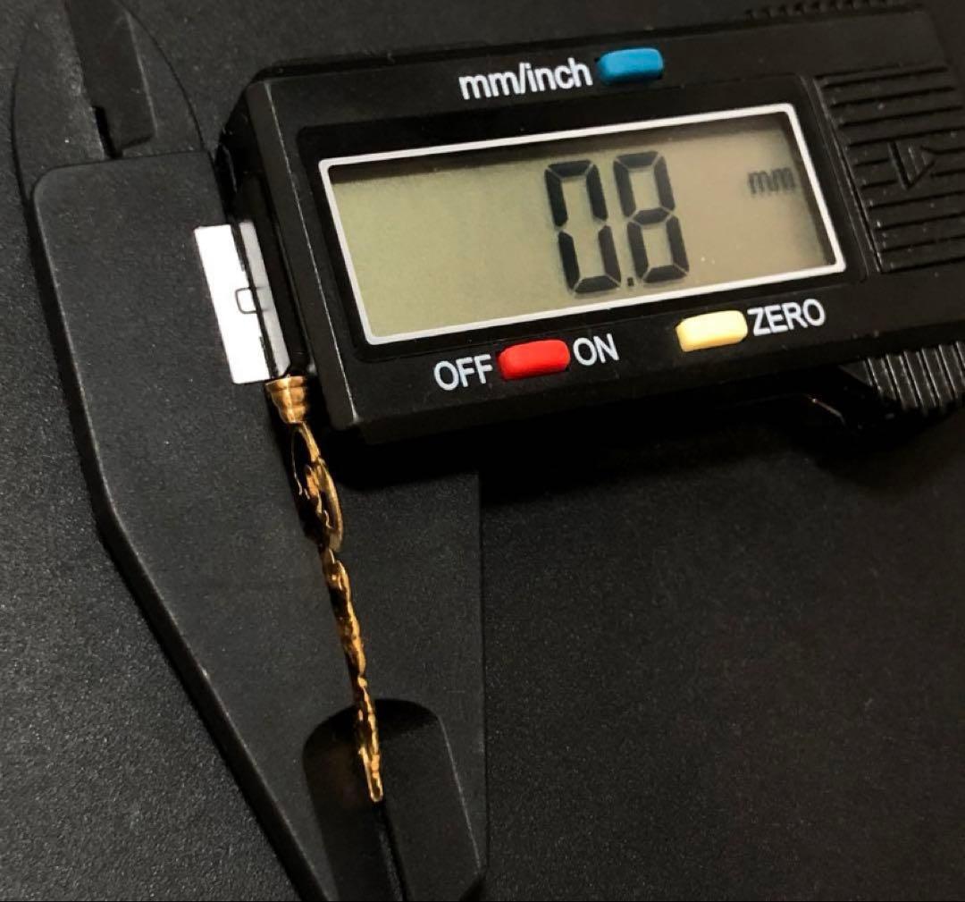 K18 チャーム YG 龍 ネックレストップ 750 18金