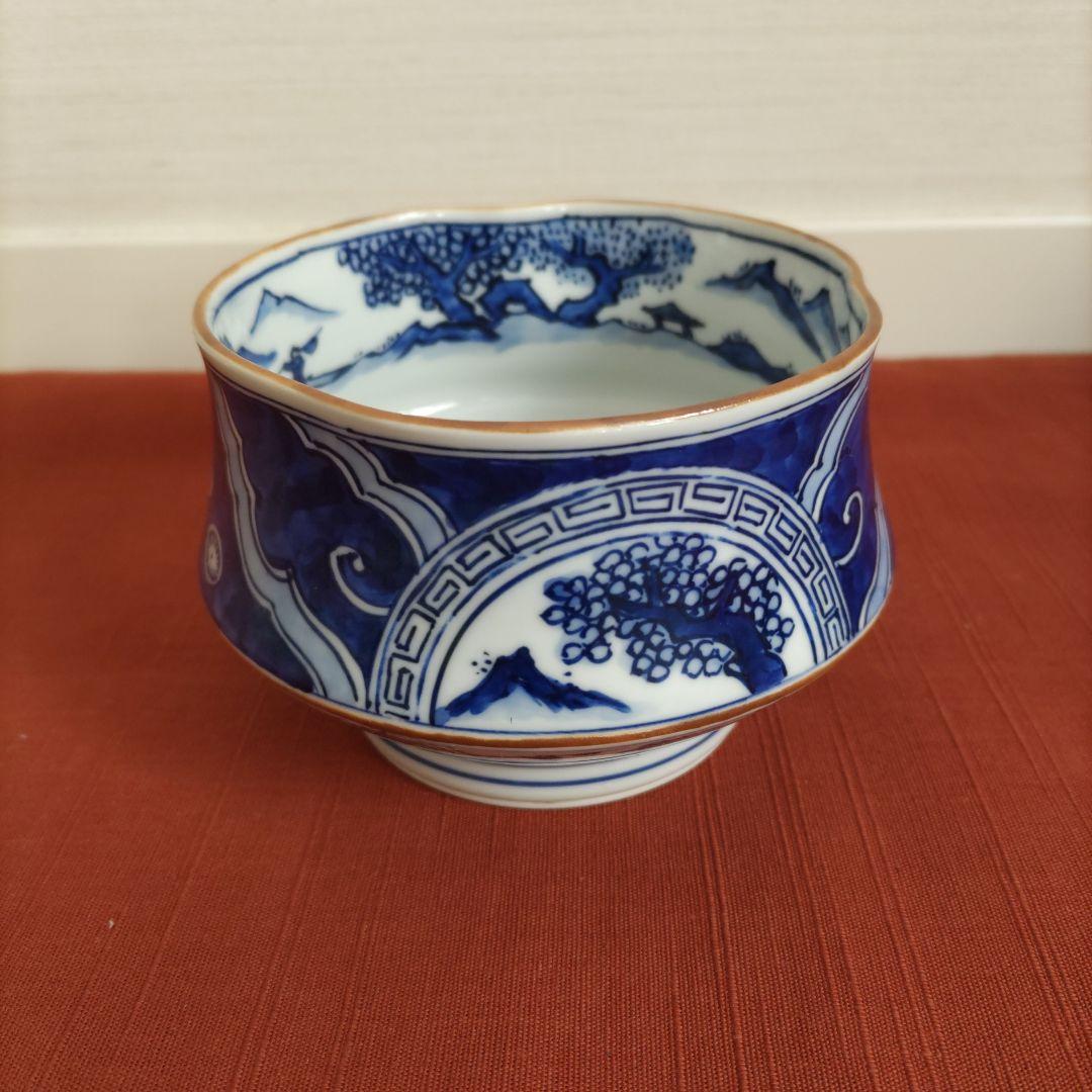 西岡小十】 唐津焼 井戸茶碗 梅華皮 共箱 未使用西岡小十】 唐津焼