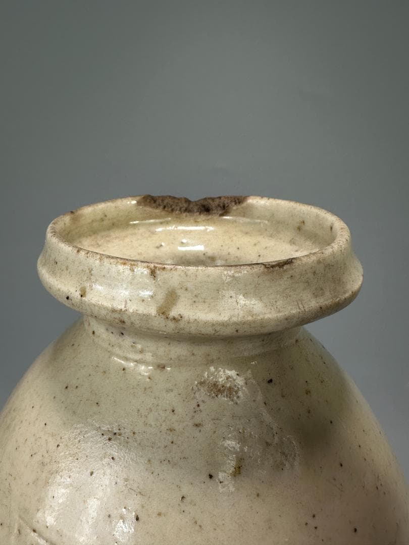 朝鮮古美術 18世紀頃 李朝時代 李朝 白磁 徳利 白磁壺 酒