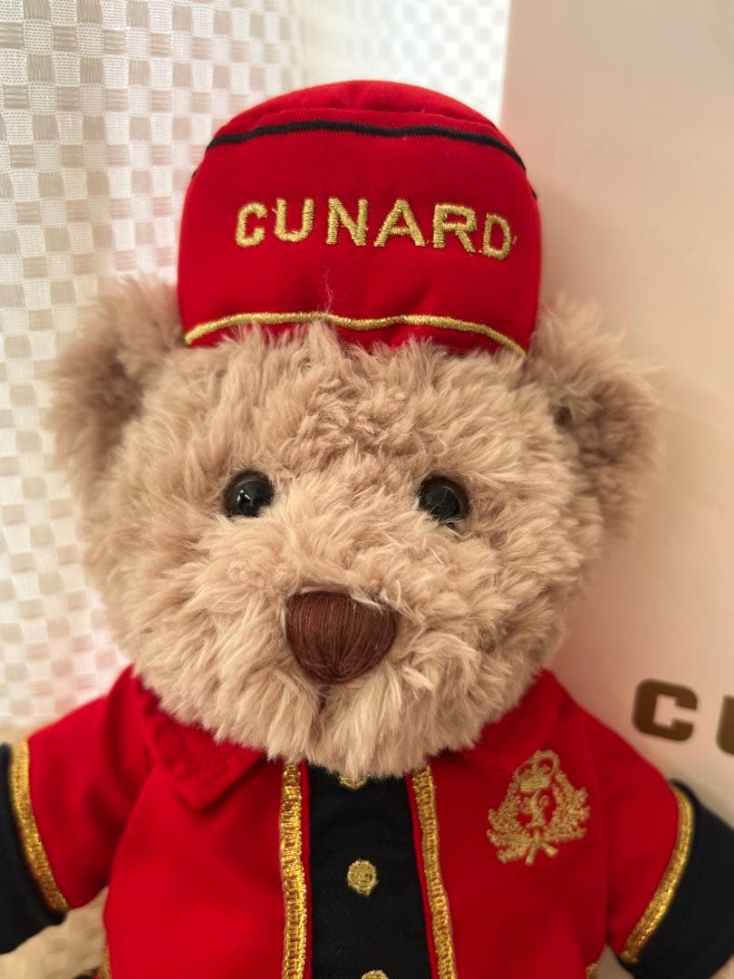 テディベア　クイーンエリザベス号　キュナード社185周年記念